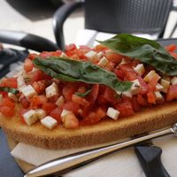 Bruschetta at Café Maria Theresia in Merano