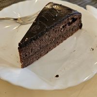 Vegane Sachertorte at Café Maria Theresia in Merano