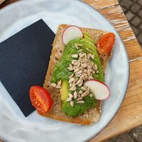 Avocado toast at Tropical Soul in Gran Canaria
