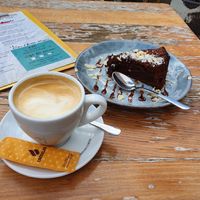 Glutenfree vegan chocolade cake at Tropical Soul in Gran Canaria
