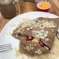 Vegan crepe and Chai Smoothie at Tropical Soul in Gran Canaria