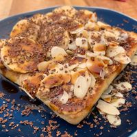 peanut butter toast banana at Tropical Soul in Gran Canaria