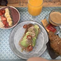 breakfast platter at Tropical Soul in Gran Canaria