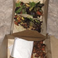 Tres Tacos in Back and Avo Melt in front  at Whyld Ass in Phoenix