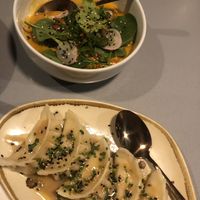 Vegan Thai curry & tofu gyoza  at Hammett's Gastro Bar in Sliema