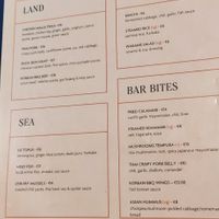 Menu at Hammett's Gastro Bar in Sliema
