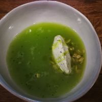 Cucumber yogurt soup at Surplus in Siem Reap