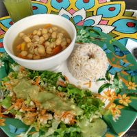 Meal of the day at Mahavan in Armenia