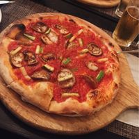 Delicious marinara pizza! at Pomodoro in Vientiane