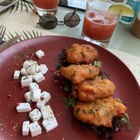   at Karma in Santorini