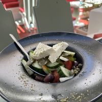   at Karma in Santorini