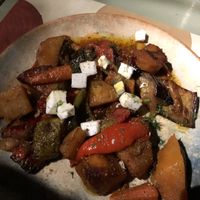 Mixed veggies  at Karma in Santorini