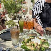   at Karma in Santorini