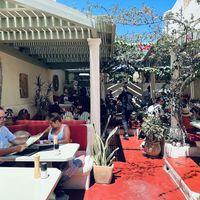   at Karma in Santorini