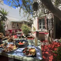   at Karma in Santorini