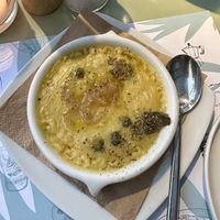 Fava dip (my favorite!)  at Karma in Santorini