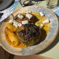   at Karma in Santorini