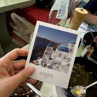   at Karma in Santorini