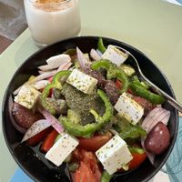   at Karma in Santorini