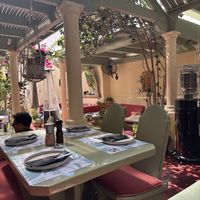   at Karma in Santorini