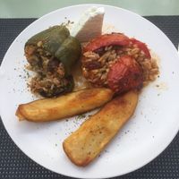 Gemista at Karma in Santorini