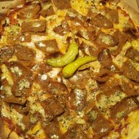 Vegan Kebap Pizza at Söderkulla Pizzeria in Malmo