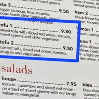 Menu at Influx Cafe - Little Italy in San Diego