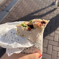 Vegan hibiscus hummus   at The Lebanese Sajeria in Amsterdam