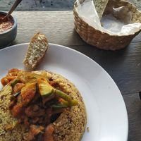 Cous cous. Delicioso. at Ecos del Mundo in Mexico City