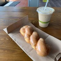 Maple twist and Vietnamese coffee at Vegan Bistro in San Jose