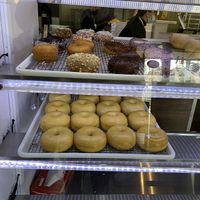 Around 10:30, they start running low on donuts at Vegan Bistro in San Jose