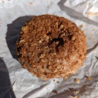 Cinnamon crumble cake donut at Vegan Bistro in San Jose