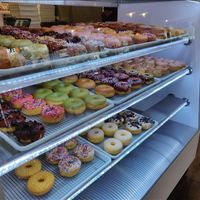 Donut Case at Vegan Bistro in San Jose
