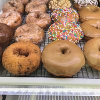 some of the cake donuts at Vegan Bistro in San Jose