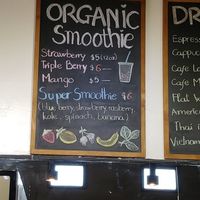 Smoothies at Vegan Bistro in San Jose