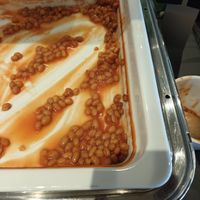 Baked beans at Scandic Triangeln in Malmo