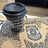 Coffee  at Donut Monster in Hamilton