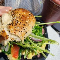  at Roots Juice Java and Salad Bar in Ilwaco