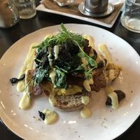 tofu scramble with tempeh facon and vegan hollandais   at Willi's Kitchen in Wellington
