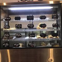 99% vegan pastry and dessert cabinet  at Willi's Kitchen in Wellington
