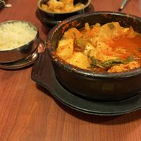 Kimchi hot pot  #Veganuary at Kimchi House in Jasper