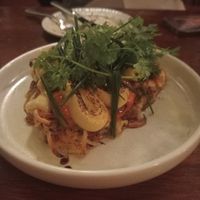 Potato frittata with tiger sauce at Pino's in Islington