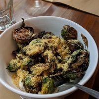 Brussel sprouts at Pino's in Islington