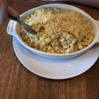 Mac and cheese vegan  at Pino's in Islington