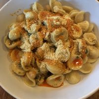 Chickpea, cauliflower and chilli mild at Pino's in Islington