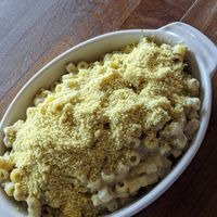 Mac n cheese pasta at Pino's in Islington