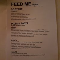 Current vegan options at Justin Lane in Burleigh Heads