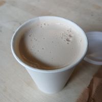Soy chai latte at Soderberg in Edinburgh
