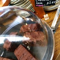 Chocolate cake at Fron Goch Garden Centre in Caernarfon