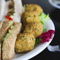 Falafel at Mimi's Bakehouse in Edinburgh